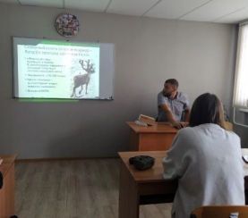 В Новокузнецком техникуме строительных технологий и сферы обслуживания прошел экоурок «Заповедник: взгляд изнутри»