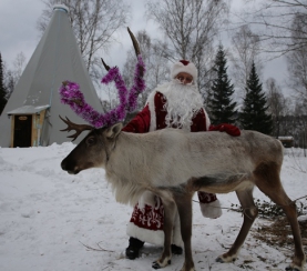 Дед Мороз приехал в экоцентр 